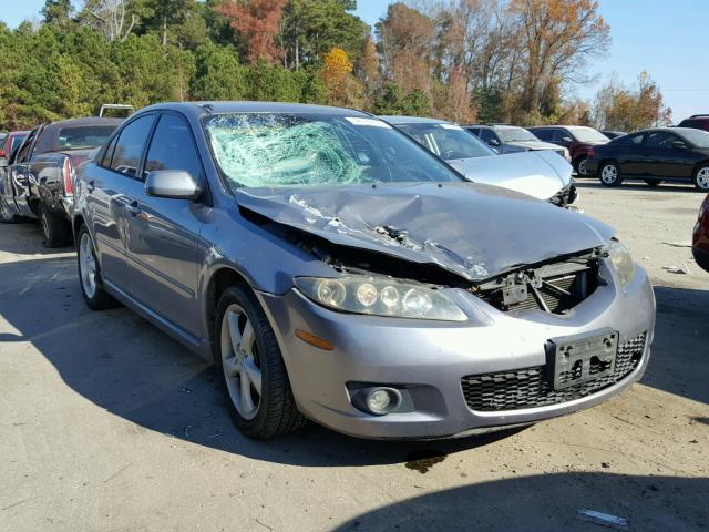 1YVHP84D665M21169 - 2006 MAZDA 6 S GRAY photo 1