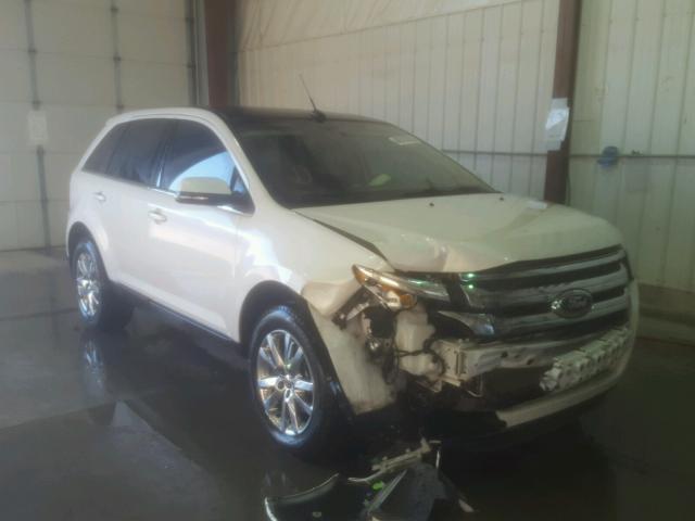 2FMDK4KC4EBB18094 - 2014 FORD EDGE LIMIT WHITE photo 1