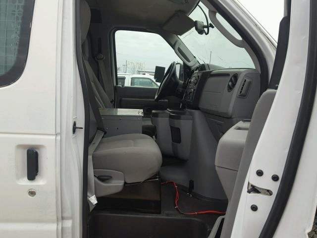 1FTNE1EW3EDA75141 - 2014 FORD ECONOLINE WHITE photo 5