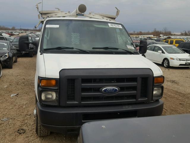 1FTNE1EW3EDA75141 - 2014 FORD ECONOLINE WHITE photo 9