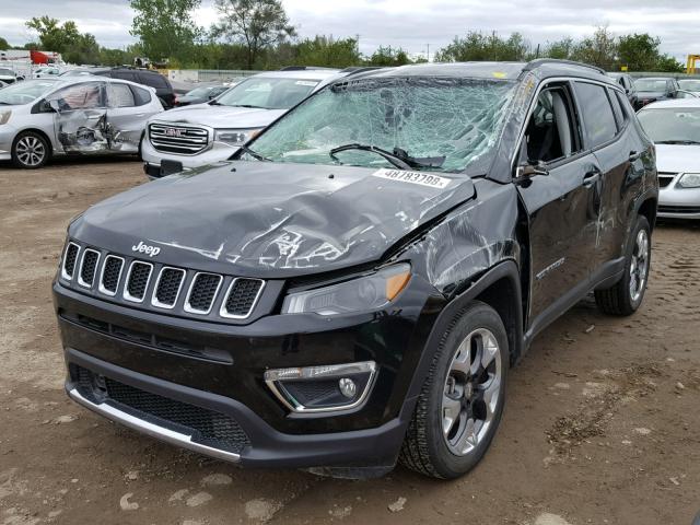 3C4NJDCB5JT341549 - 2018 JEEP COMPASS LI BLACK photo 2