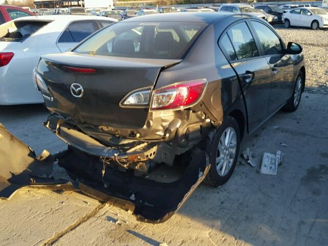 JM1BL1VG1C1513008 - 2012 MAZDA 3 I GRAY photo 4