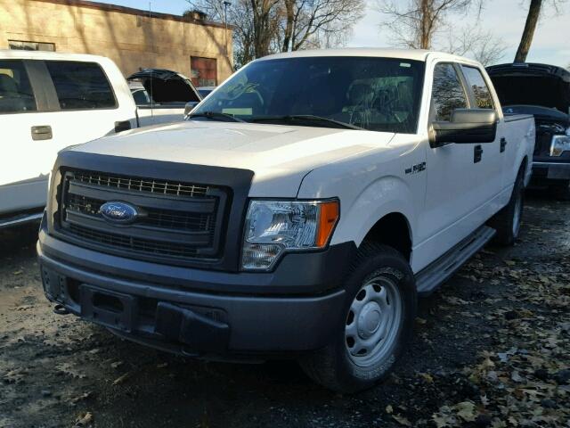 1FTFW1EF2DKE92004 - 2013 FORD F150 SUPER WHITE photo 2