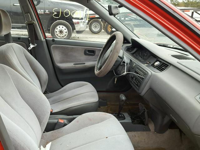 1HGEG8640SL039295 - 1995 HONDA CIVIC DX RED photo 5