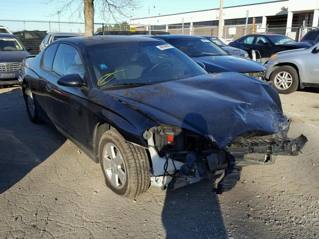 2G1WM15K469308407 - 2006 CHEVROLET MONTE CARL BLACK photo 1