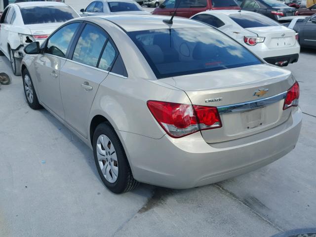 1G1PC5SH8C7149878 - 2012 CHEVROLET CRUZE LS TAN photo 3