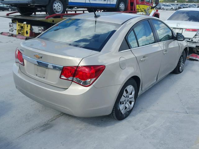 1G1PC5SH8C7149878 - 2012 CHEVROLET CRUZE LS TAN photo 4