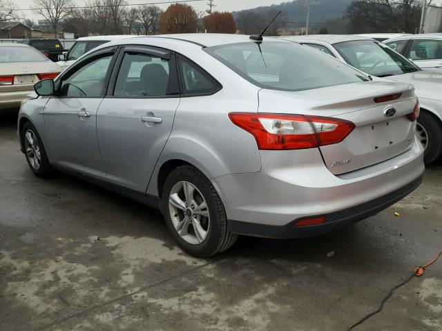 1FADP3F2XDL105758 - 2013 FORD FOCUS SE SILVER photo 3