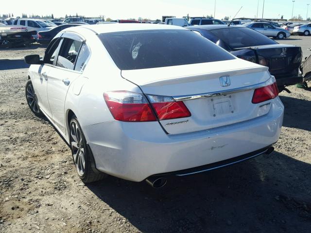 1HGCR2F5XEA115337 - 2014 HONDA ACCORD SPO WHITE photo 3