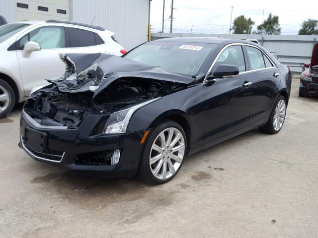 1G6AL5SX6E0108314 - 2014 CADILLAC ATS PREMIU BLACK photo 2