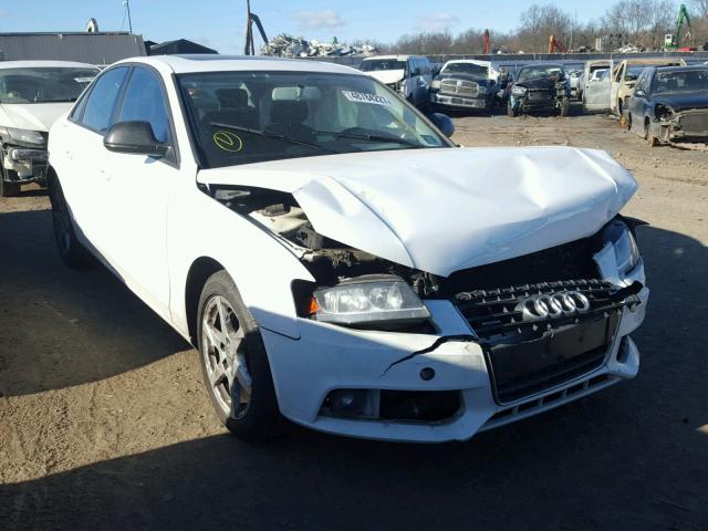 WAULF78KX9N026273 - 2009 AUDI A4 2.0T QU WHITE photo 1