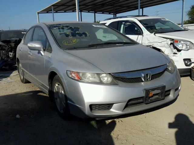 JHMFA36299S017185 - 2009 HONDA CIVIC HYBR SILVER photo 1