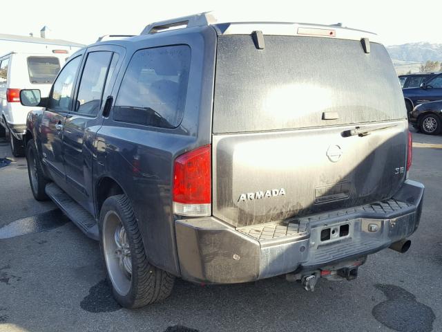 5N1AA08A86N712861 - 2006 NISSAN ARMADA SE GRAY photo 3