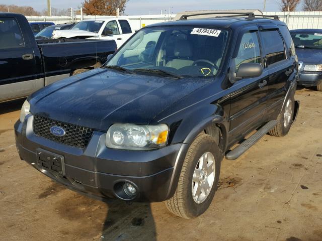 1FMCU93126KB79192 - 2006 FORD ESCAPE XLT BLACK photo 2