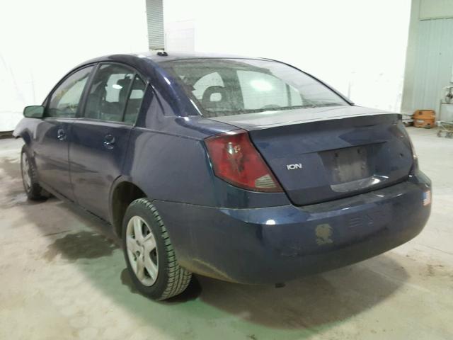 1G8AJ55F17Z184750 - 2007 SATURN ION LEVEL BLUE photo 3