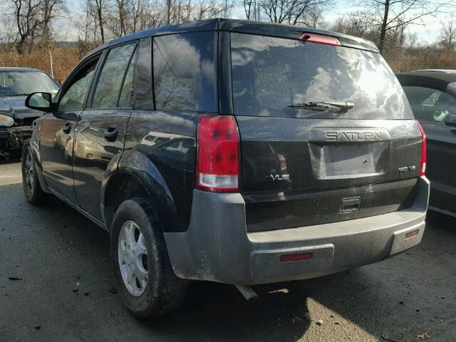 5GZCZ63B33S899978 - 2003 SATURN VUE BLACK photo 3