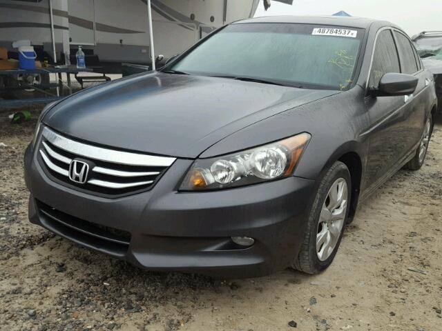 1HGCP3F82CA038160 - 2012 HONDA ACCORD EXL GRAY photo 2