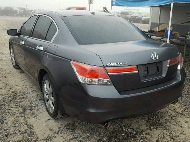 1HGCP3F82CA038160 - 2012 HONDA ACCORD EXL GRAY photo 3