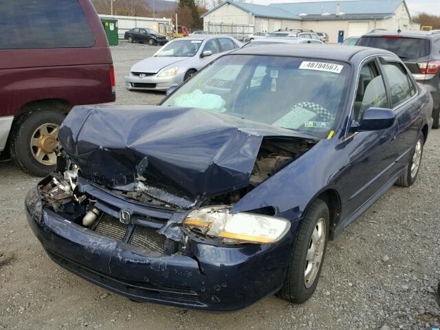 1HGCG66572A113277 - 2002 HONDA ACCORD LX BLUE photo 2