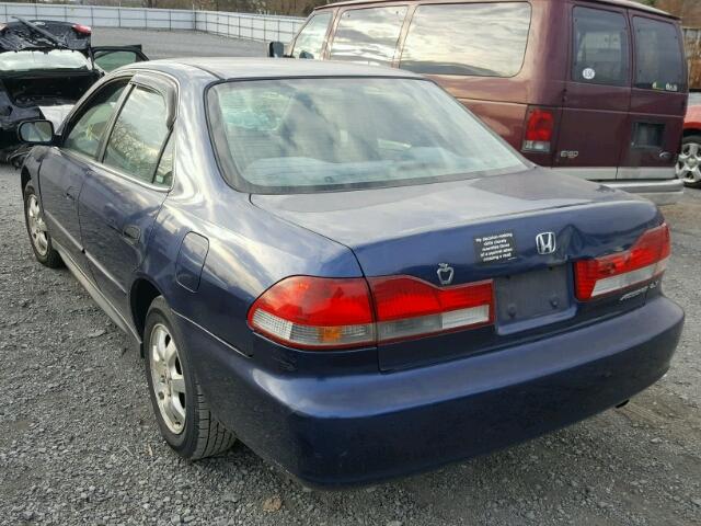 1HGCG66572A113277 - 2002 HONDA ACCORD LX BLUE photo 3