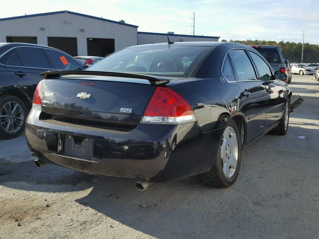 2G1WD58C269227157 - 2006 CHEVROLET IMPALA SUP 黑色 照片 4
