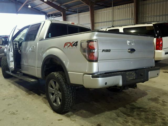 1FTFW1ETXCFB01632 - 2012 FORD F150 SUPER SILVER photo 3