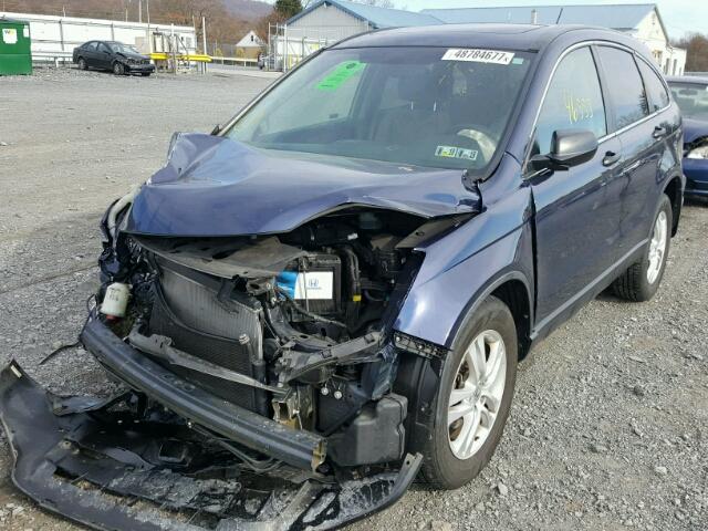 5J6RE4H57BL097502 - 2011 HONDA CR-V EX ლურჯი ფოტო 2