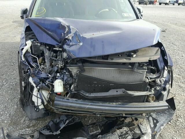 5J6RE4H57BL097502 - 2011 HONDA CR-V EX ლურჯი ფოტო 7