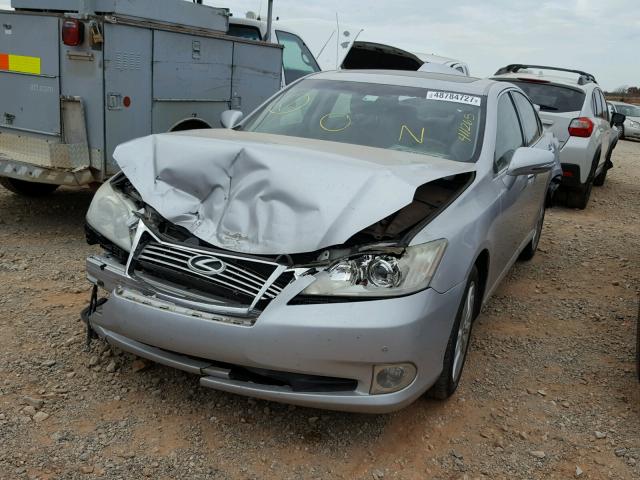 JTHBK1EG3A2411265 - 2010 LEXUS ES 350 SILVER photo 2