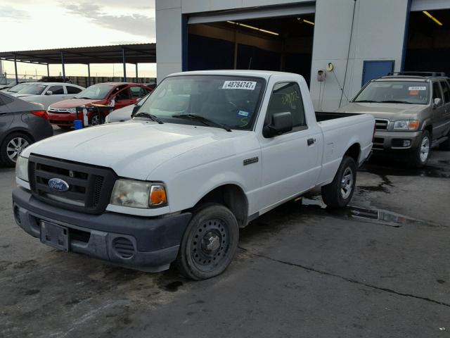 1FTYR10D49PA41527 - 2009 FORD RANGER WHITE photo 2