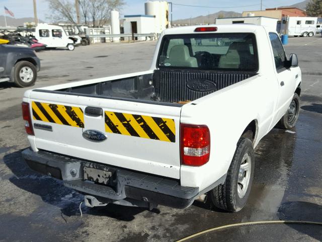 1FTYR10D49PA41527 - 2009 FORD RANGER WHITE photo 4