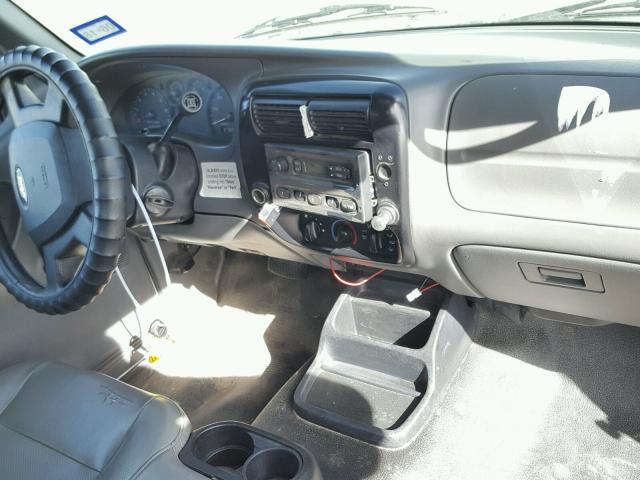 1FTYR10D49PA41527 - 2009 FORD RANGER WHITE photo 9