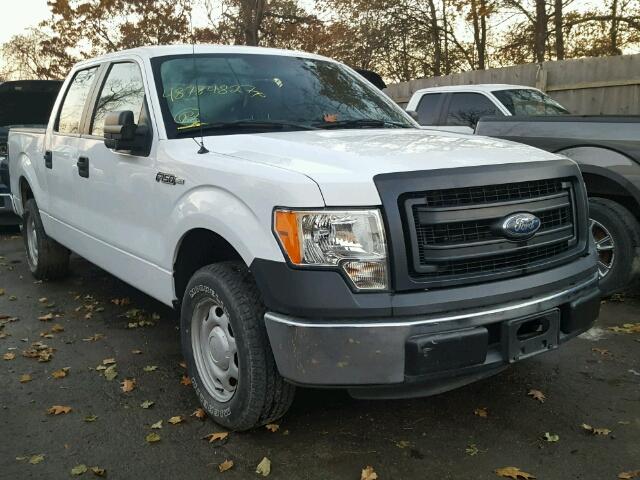 1FTEW1CM9EKF10058 - 2014 FORD F150 SUPER WHITE photo 1