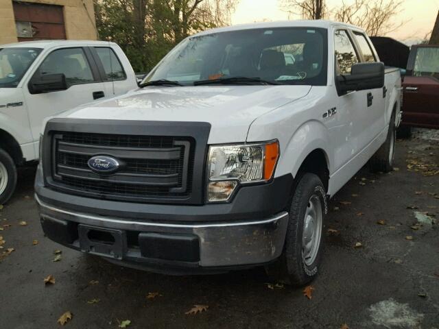 1FTEW1CM9EKF10058 - 2014 FORD F150 SUPER WHITE photo 2