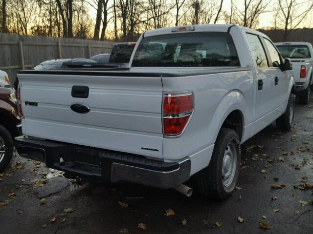 1FTEW1CM9EKF10058 - 2014 FORD F150 SUPER WHITE photo 4