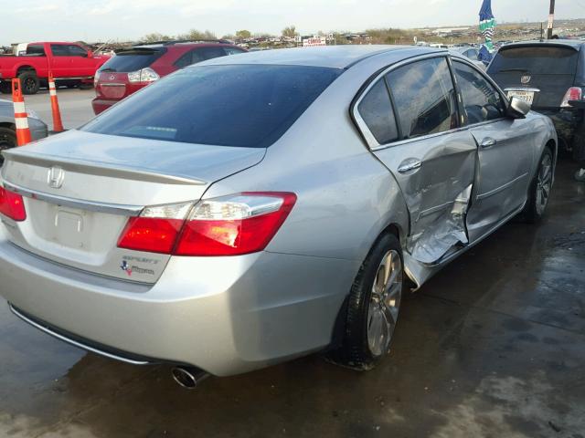 1HGCR2F52DA143437 - 2013 HONDA ACCORD SPO SILVER photo 4