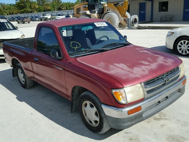 4TANL42NXVZ234450 - 1997 TOYOTA TACOMA MAROON photo 1