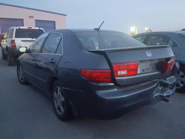 JHMCN36445C018614 - 2005 HONDA ACCORD HYB GRAY photo 3