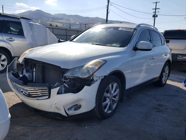 JNKAJ09F18M357831 - 2008 INFINITI EX35 BASE WHITE photo 2