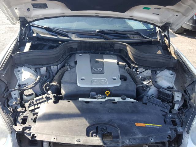 JNKAJ09F18M357831 - 2008 INFINITI EX35 BASE WHITE photo 7