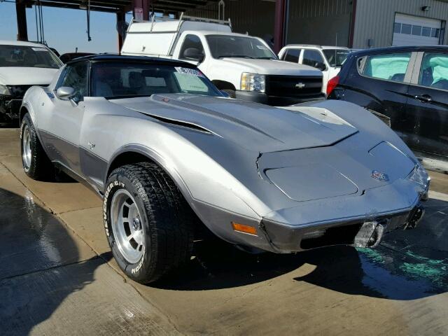 1Z8748S409317 - 1978 CHEVROLET CORVETTE SILVER photo 1