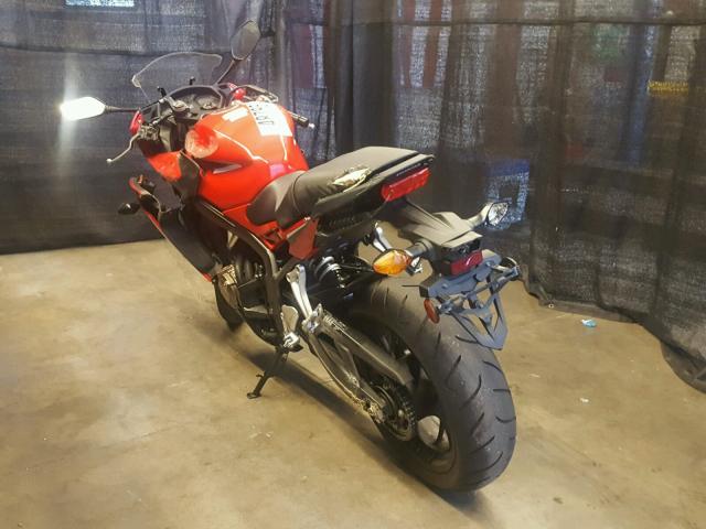 MLHRC7408J5400004 - 2018 HONDA CBR650 F RED photo 3