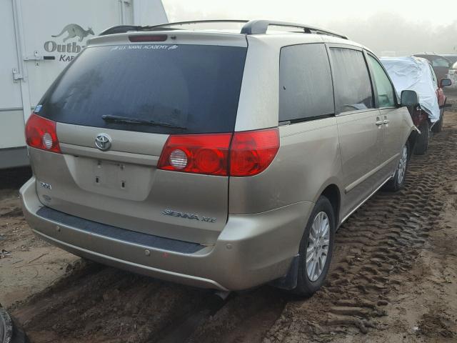 5TDZK22C88S173021 - 2008 TOYOTA SIENNA XLE TAN photo 4