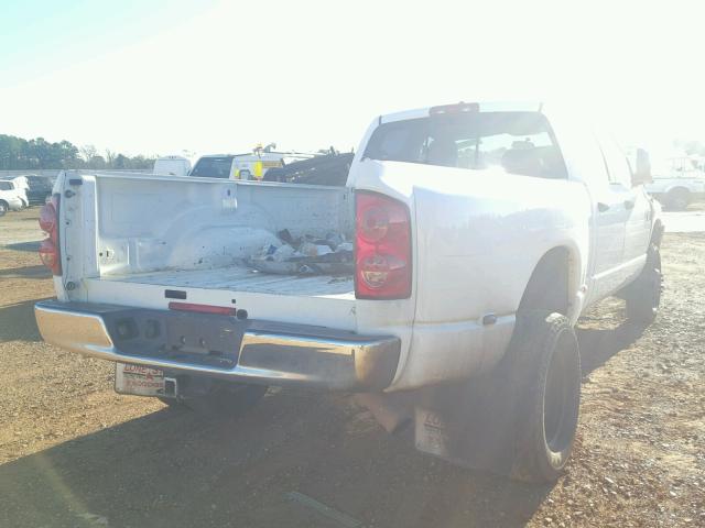 3D7MX48A97G800308 - 2007 DODGE RAM 3500 S WHITE photo 4