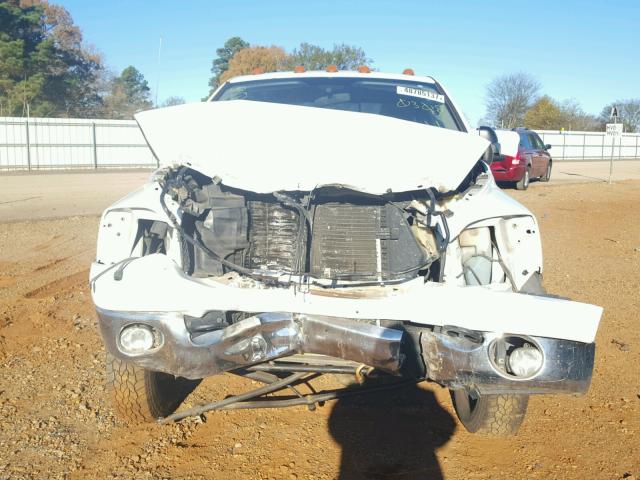 3D7MX48A97G800308 - 2007 DODGE RAM 3500 S WHITE photo 9