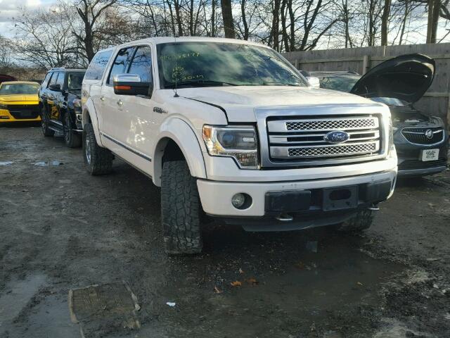 1FTFW1EF8EFA11859 - 2014 FORD F150 SUPER WHITE photo 1