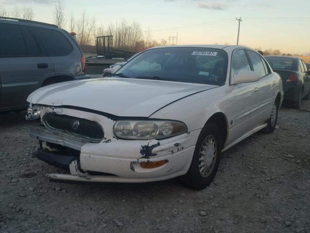 1G4HP54K31U279201 - 2001 BUICK LESABRE CU WHITE photo 2