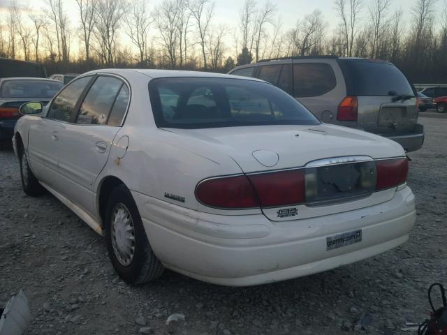 1G4HP54K31U279201 - 2001 BUICK LESABRE CU WHITE photo 3