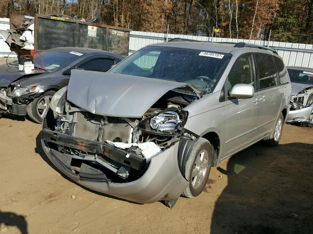 5TDZA22C65S257885 - 2005 TOYOTA SIENNA XLE SILVER photo 2