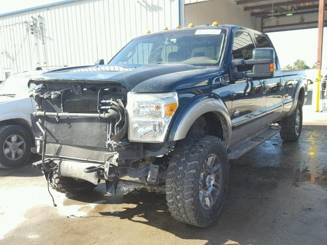 1FT7W3BT5CEA55685 - 2012 FORD F350 SUPER GREEN photo 2